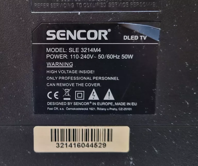 TELEWIZOR LED SENCOR SLE 3219 32" HD