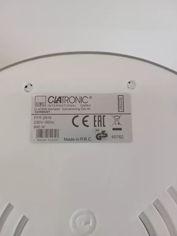 FRYTOWNICA CLATRONIC FFR 2916 900 SUPER STAN
