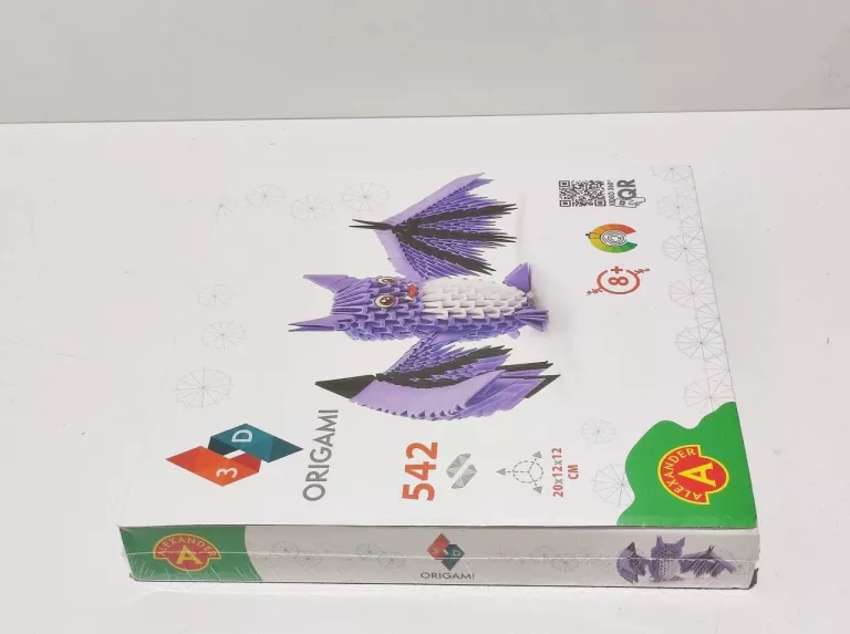 PAPIER DO ORIGAMI 3D NIETOPERZ ZESTAW KREATYWNY