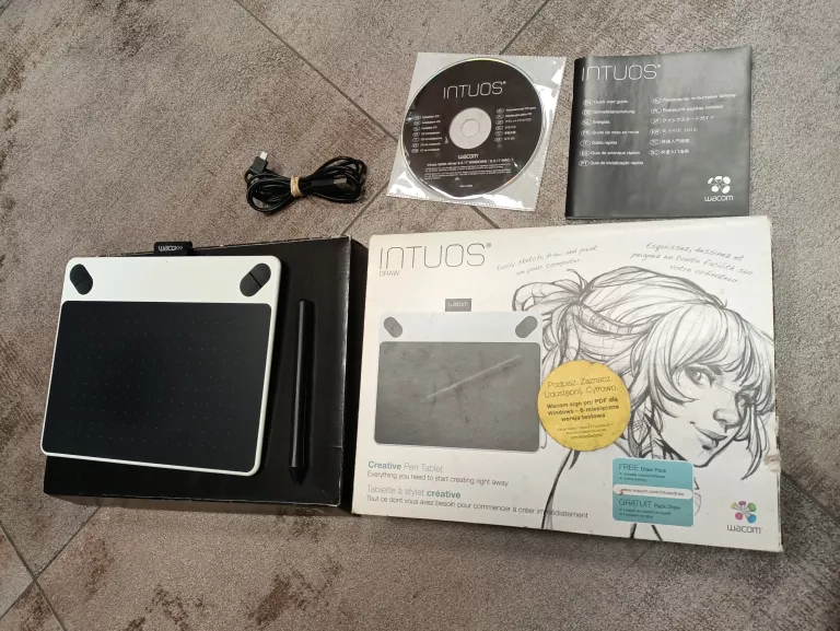 TABLET GRAFICZNY WACOM INTUOS DRAW S +PIÓRO, PUDEŁKO