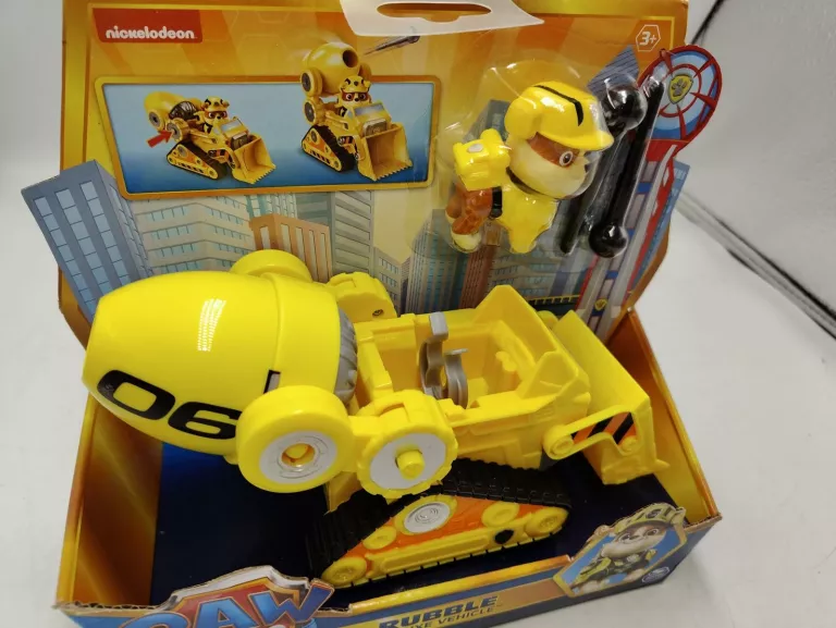 PSI PATROL FIGURKA RUBBLE POJAZD