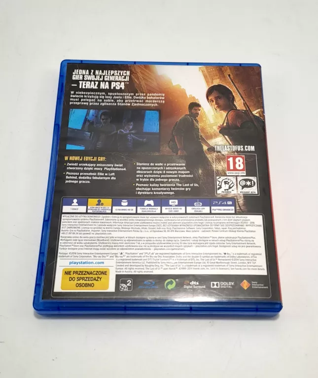 GRA NA PS4 THE LAST OF US REMASTERED
