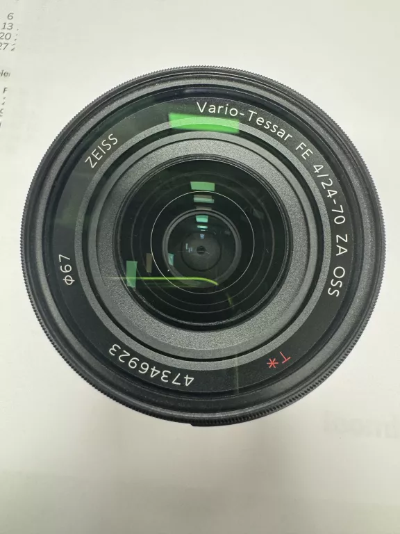 OBIEKTYW SONY ZEISS FE 4/24-70MM USZKODZONY