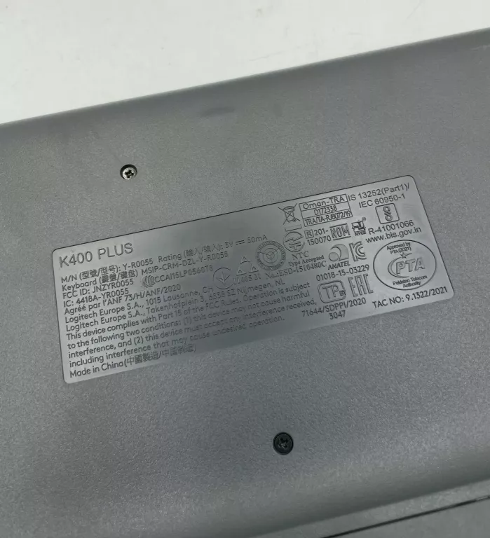 KLAWIATURA BEZPRZEWODOWA LOGITECH K400 PLUS