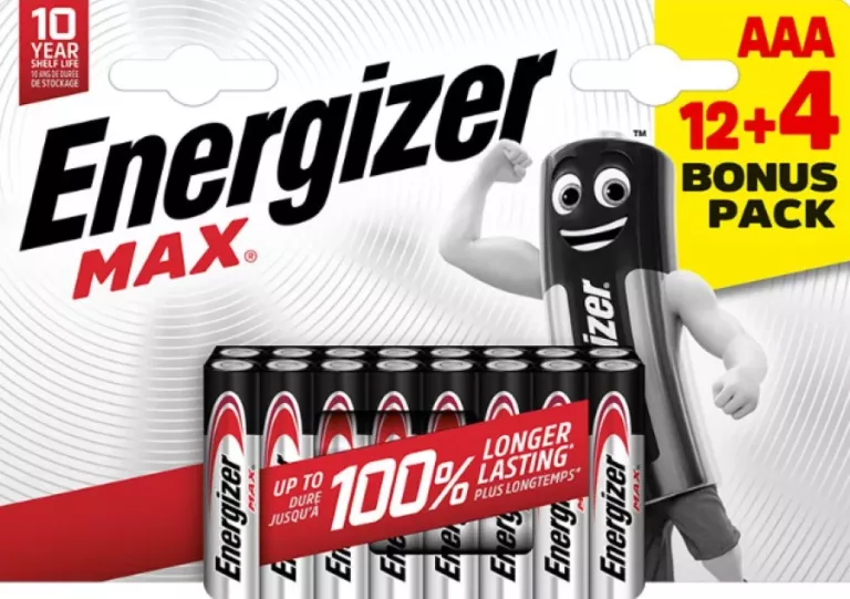 BATERIE ENERGIZER MAX 12+4 AAA