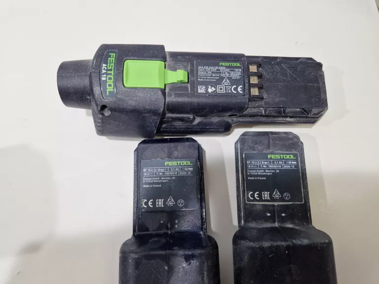 SZLIFIERKA OSCYLACYJNA FESTOOL RTSC 400 TRZY BATERIE