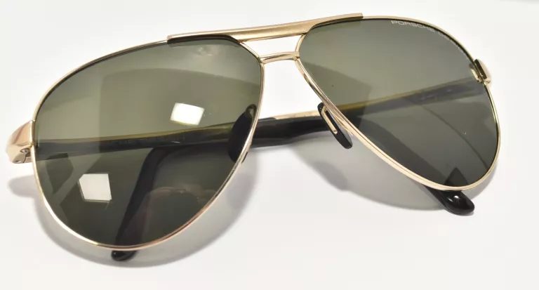 OKULARY PRZECIWSŁONECZNE PORSCHE DESIGN MESKIE P8649 B (62) GOLD