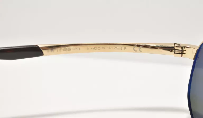 OKULARY PRZECIWSŁONECZNE PORSCHE DESIGN MESKIE P8649 B (62) GOLD