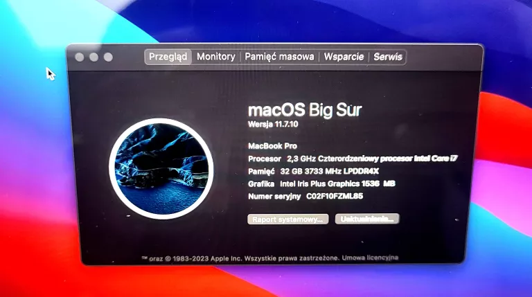 LAPTOP APPLE MACBOOK PRO 13 A2251