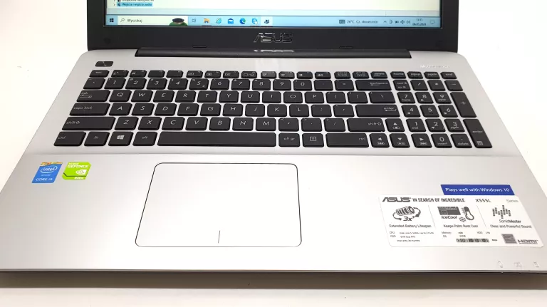 LAPTOP ASUS X555L PROCESOR I5/8 RAM/SSD 250GB/ KARTA GRAFICZNA NVIDIA 920M