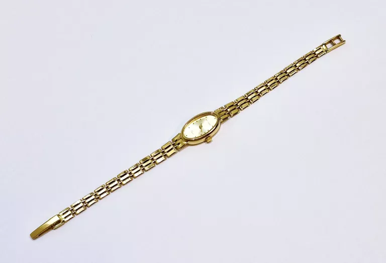 ZEGAREK DAMSKI GENEVE ZŁOTY 585