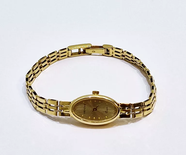 ZEGAREK DAMSKI GENEVE ZŁOTY 585