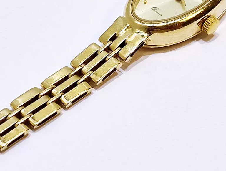 ZEGAREK DAMSKI GENEVE ZŁOTY 585