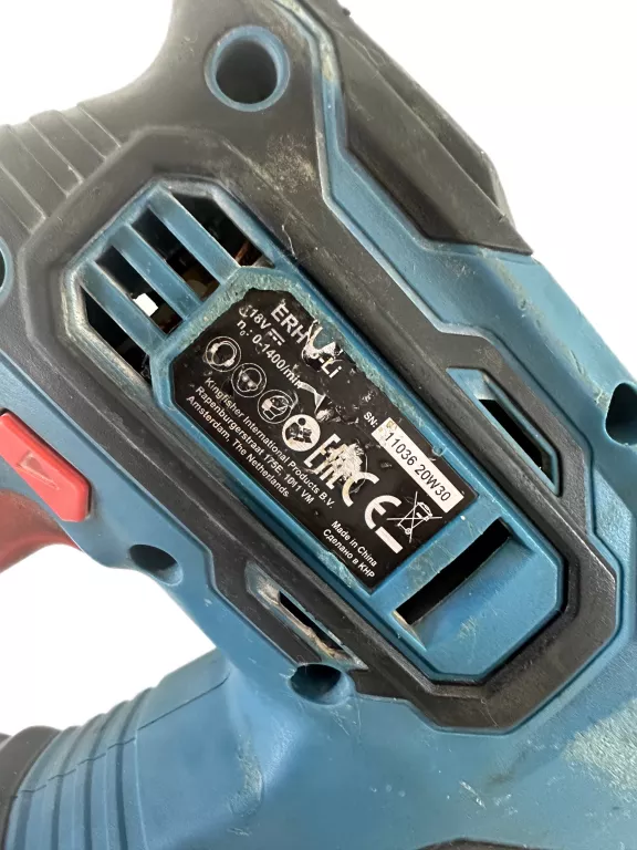 MŁOTOWIERTARKA ERBAUER ERH 18-LI SDS PLUS 750 W (BODY) + WALIZKA