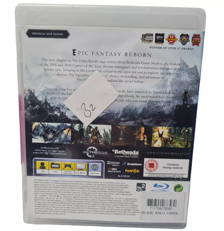 THE ELDER SCROLLS V: SKYRIM - GRA NA PLAYSTATION 3