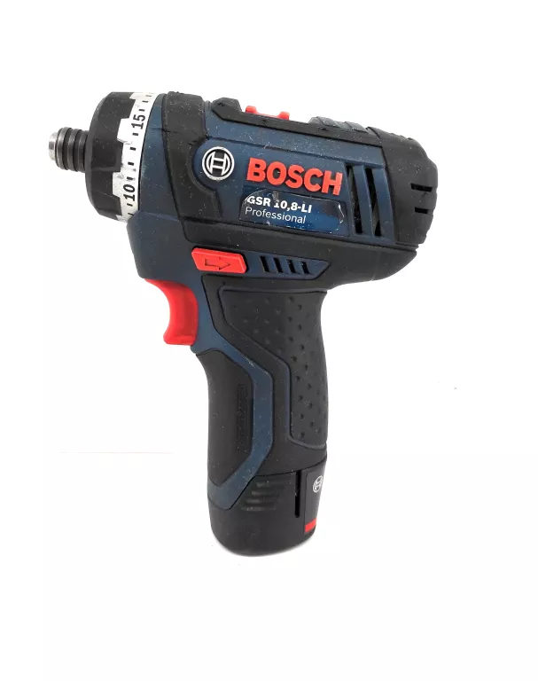 WKRĘTARKA BOSCH GSR 10,8 V-LI 2XAKU ŁAD. WALIZKA