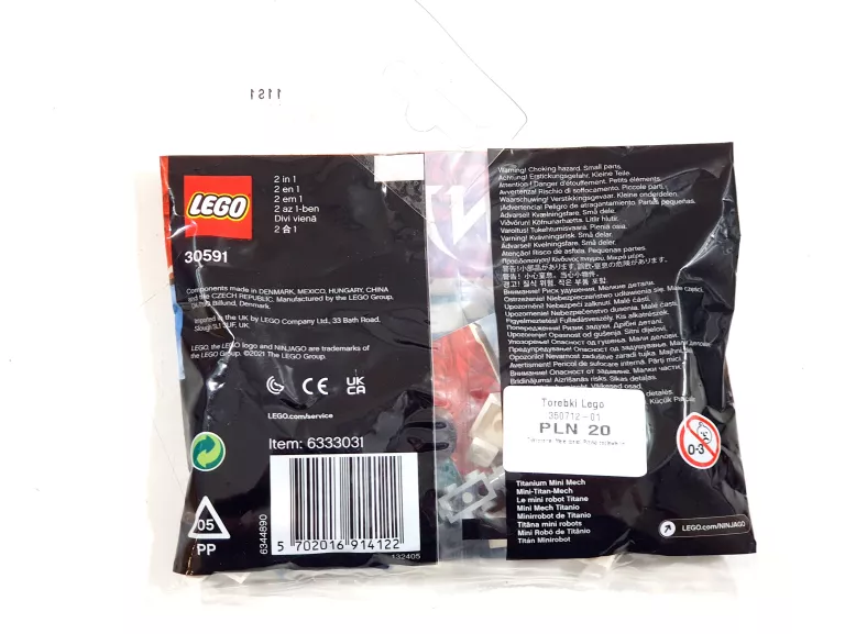 LEGO NINJAGO TYTANOWY MINI MECH 30591