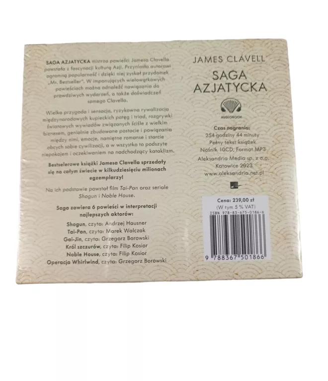 SAGA AZJATYCKA AUDIOBOOK JAMES CLAVELL