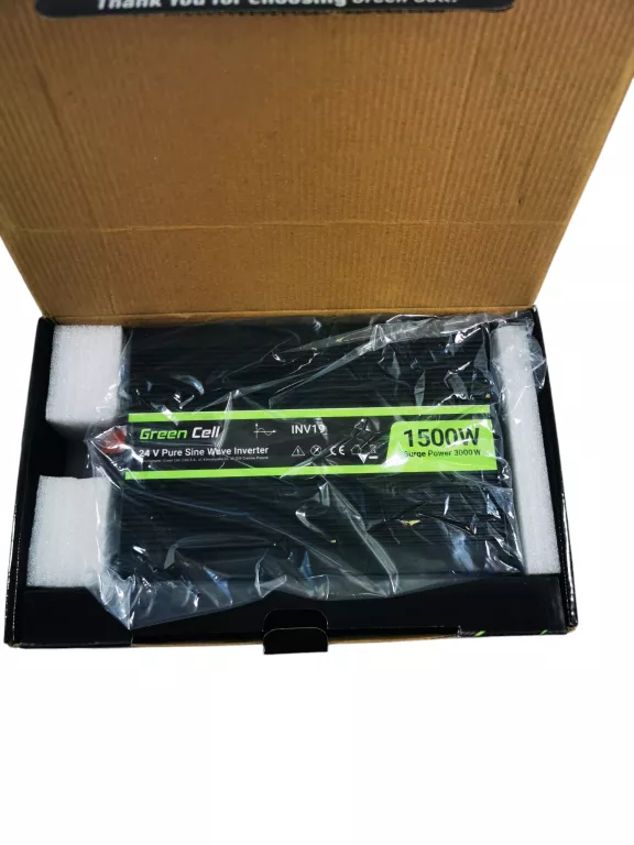 PRZETWORNICA 24V/230V 1500W/3000W CZYSTY SINUS