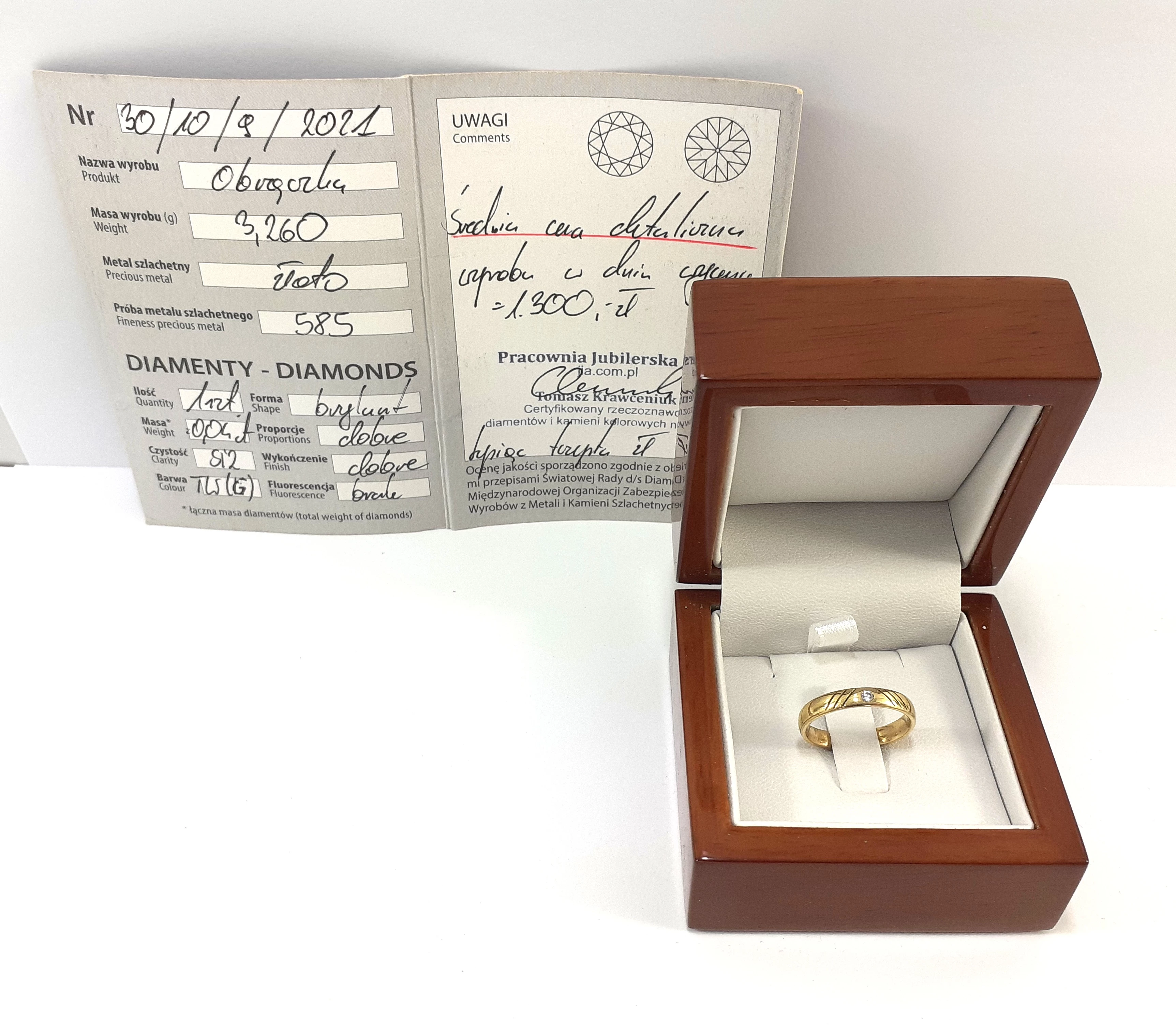 zloty-pierscionek-z-brylantem-004ct-585-326g-rozmiar-12-certyfikat-stan-11323-2