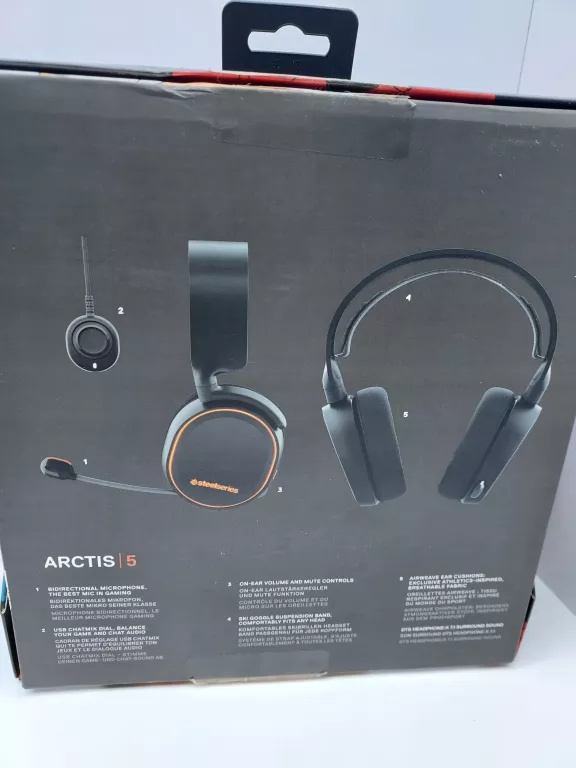 SŁUCHAWKI NAUSZNE STEELSERIES ARCTIS 5