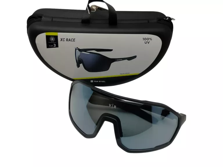 OKULARY ROWEROWE VAN RYSEL PERF 500 KAT.3 CZARNE