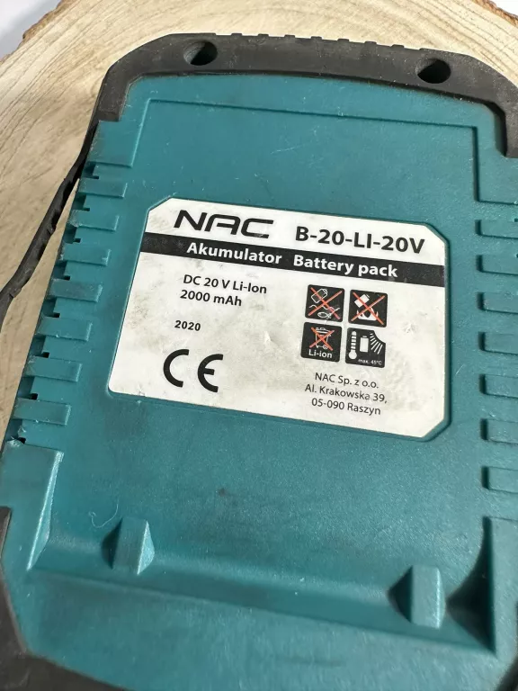 AKUMULATOR NAC 20V 2020