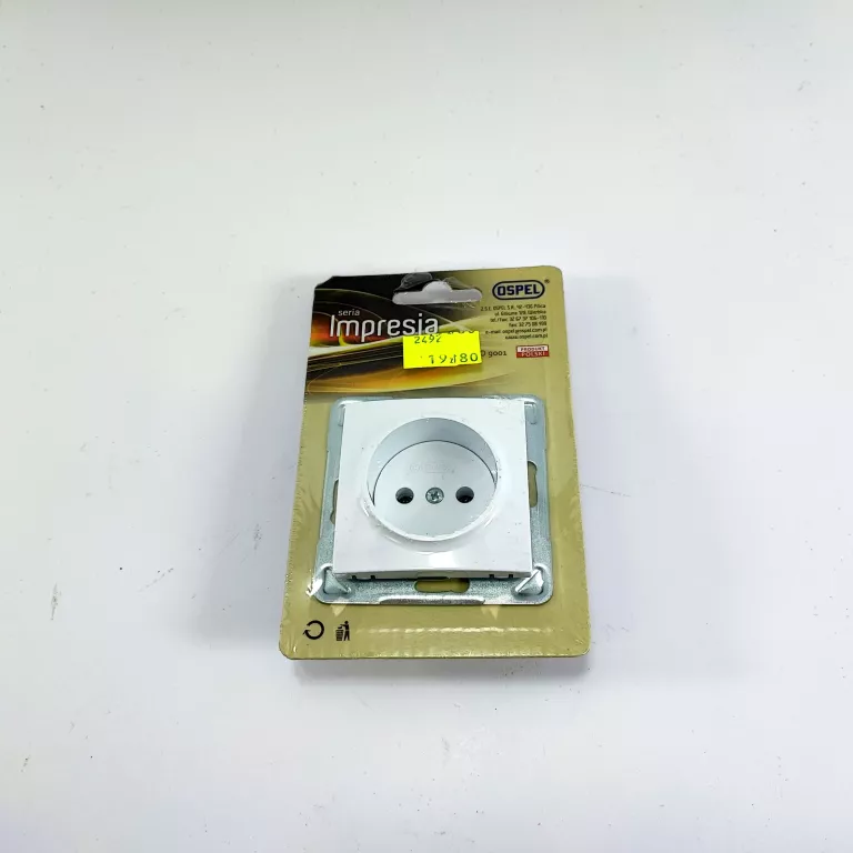 OSPEL IMPRESJA GNIAZDO POJEDYNCZE BIAŁE