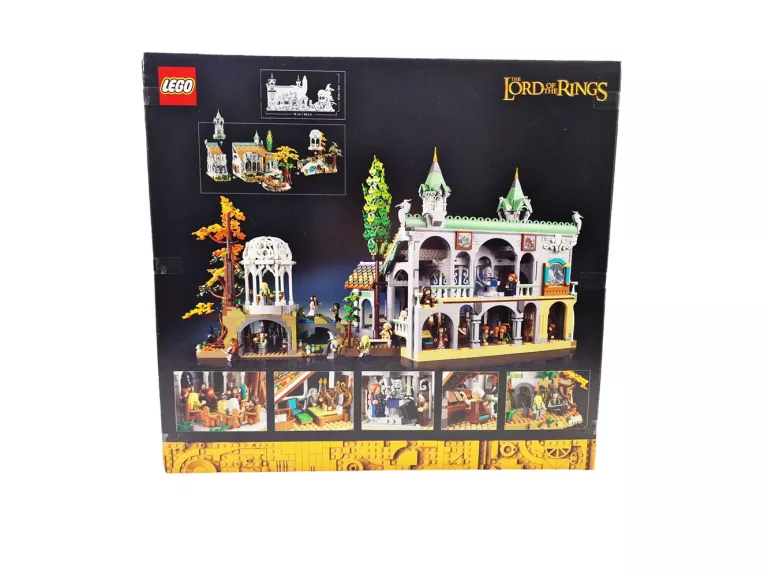 LEGO 10316 ICONS WŁADCA PIERŚCIENI ZAMEK RIVENDELL/USZKODZONE OPAKOWANIE