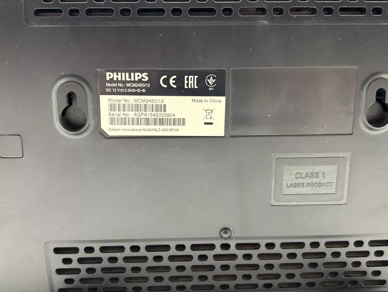WIEŻA HI-FI PHILIPS MCM 2450/12 CD MP3 USB AUX