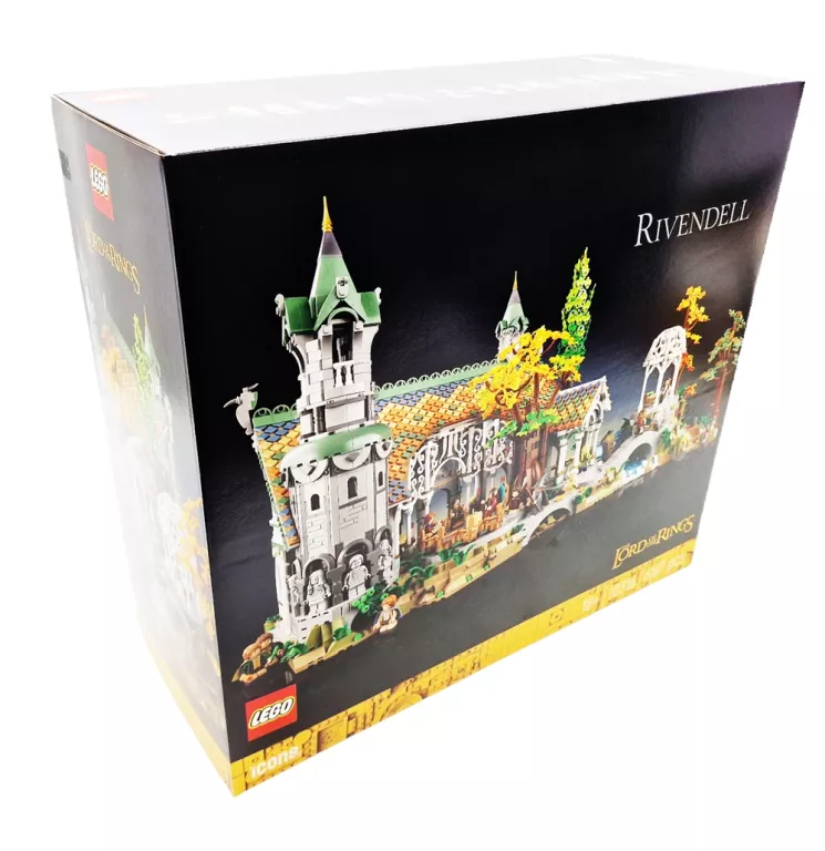 LEGO 10316 ICONS WŁADCA PIERŚCIENI ZAMEK RIVENDELL/USZKODZONE OPAKOWANIE