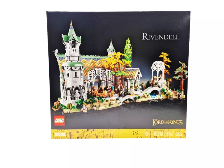 LEGO 10316 ICONS WŁADCA PIERŚCIENI ZAMEK RIVENDELL/USZKODZONE OPAKOWANIE