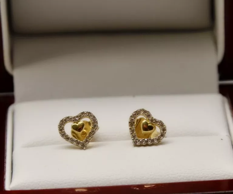sliczne-zlote-kolczyki-serca-585-125g-stan-powystawowy