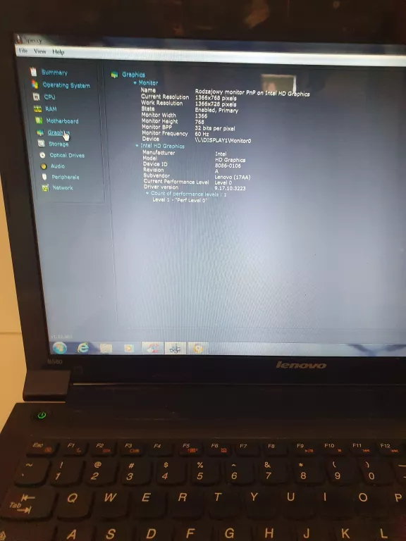 LAPTOP LENOVO B580 + ZASILACZ