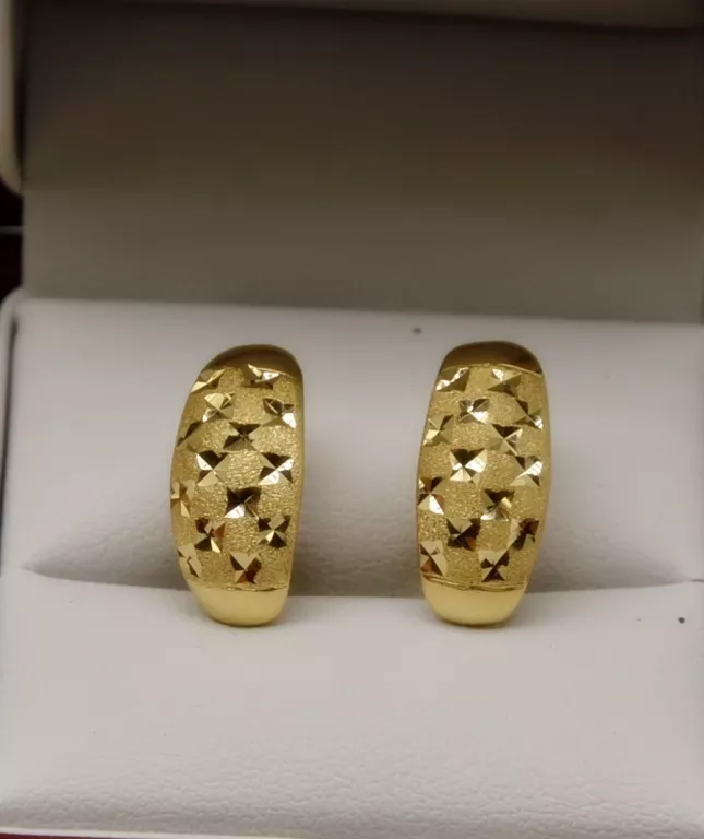 SOLIDNE ZŁOTE KOLCZYKI 585 2,84G