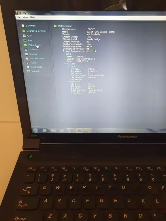 LAPTOP LENOVO B580 + ZASILACZ