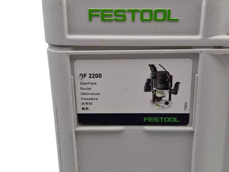 FREZARKA GÓRNOWRZECIONOWA FESTOOL OF 2200 EB-PLUS + WYPOSAŻENIE ZS-OF 2200