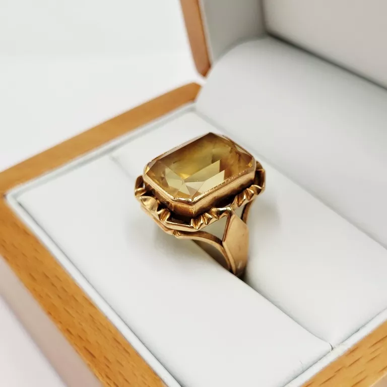 piekny-stary-zloty-pierscionek-z-cytrynem-prl-585-kamien-cytryn