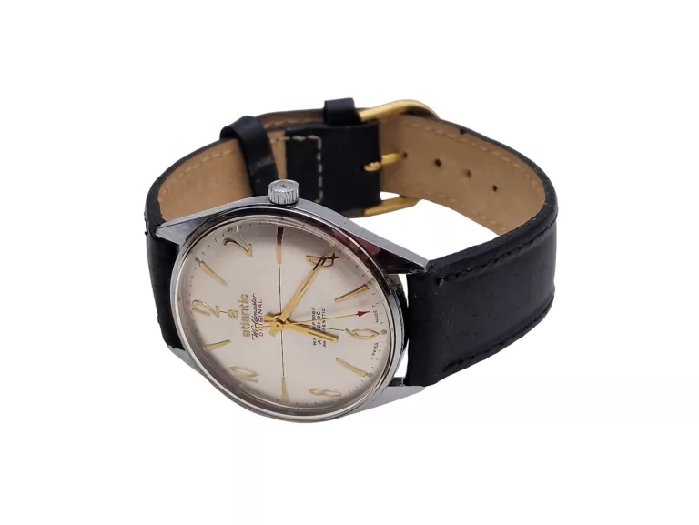 NAKRĘCANY ZEGAREK ATLANTIC WORLDMASTER ORIGINAL Z LAT 1970