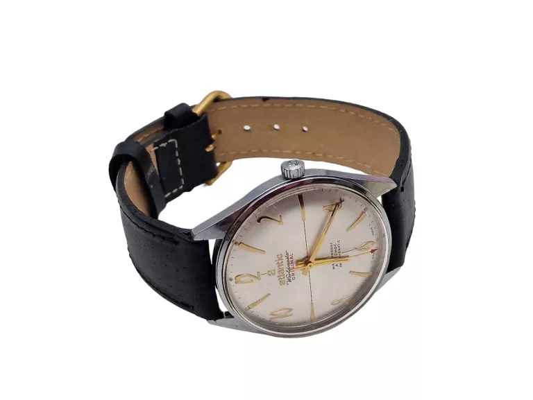 NAKRĘCANY ZEGAREK ATLANTIC WORLDMASTER ORIGINAL Z LAT 1970