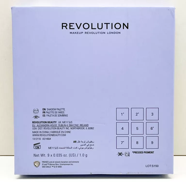 MAKEUP REVOLUTION REVOLUTION X FRIENDS PALETA CIENI PHOEBE