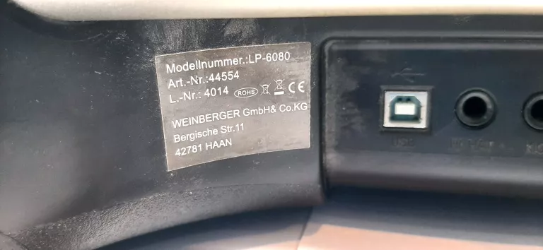 ELEKTRONICZNA PERKUSJA WEINBERGER LP-60810