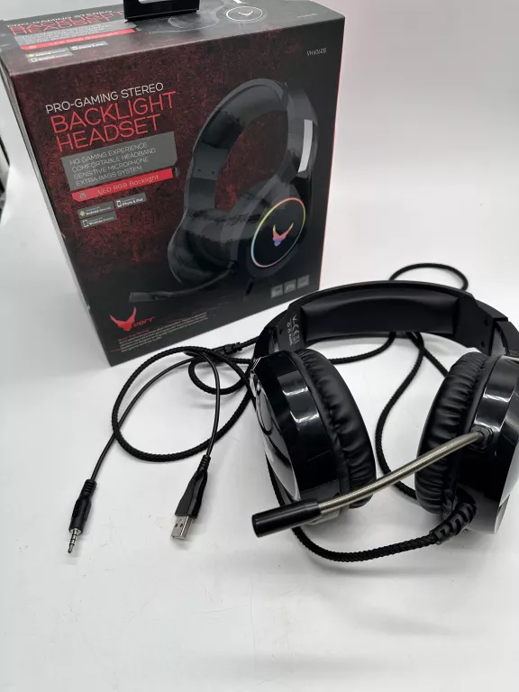 SŁUCHAWKI GAMINGOWE VARR BACKLIGHT HEADSET XBOX PC PS4