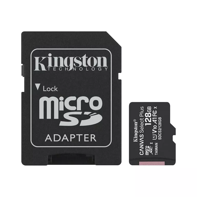 KARTA PAMIĘCI MICROSD KINGSTON 128GB + ADAPTER