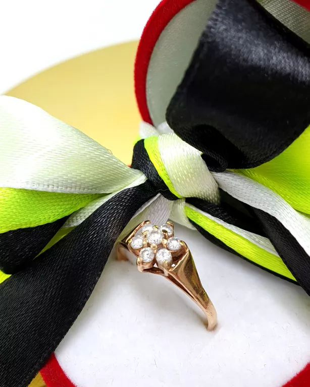 zloty-pierscionek-kwiatek-z-cyrkonii-585-197g-r13-stan-11323-2