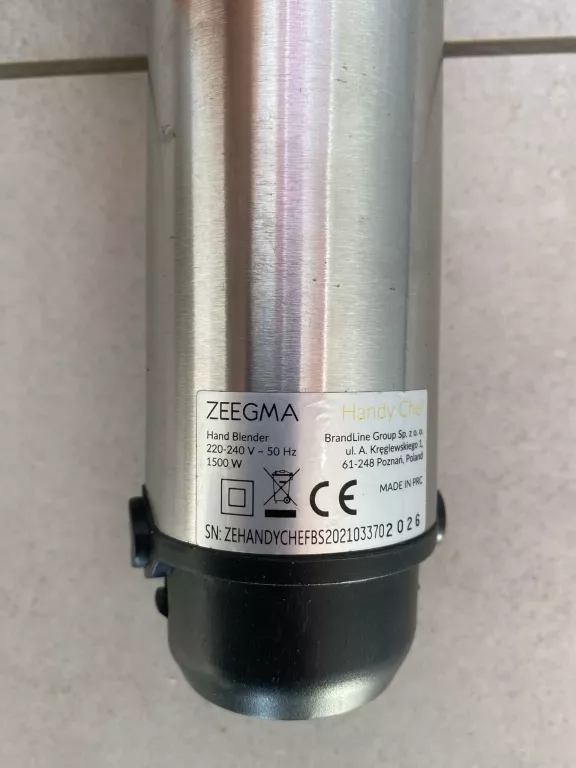 BLENDER ZEEGMA HANDY CHEF 1500W
