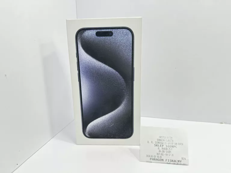 APPLE IPHONE 15 PRO 128GB BLUE TITANIUM PARAGON PLOMBY BEZ BLOKAD