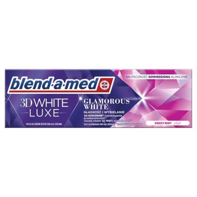 BLEND-A-MED 3D WHITE LUXE GLAMOROUS WHITE SWEET MINT 75ML