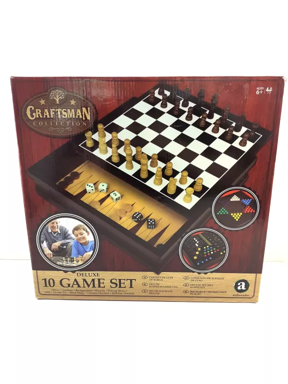 CRAFTSMAN COLLECTION DELUXE 10 GAME SET ZESTAW 10 GIER