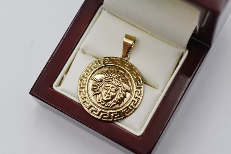 ZŁOTA ZAWIESZKA MEDUZA [333] 4,03G 4CM / 3CM